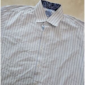 English Laundry by Christopher Wicks mens long sleeve button up shirt 16.5 32/33
